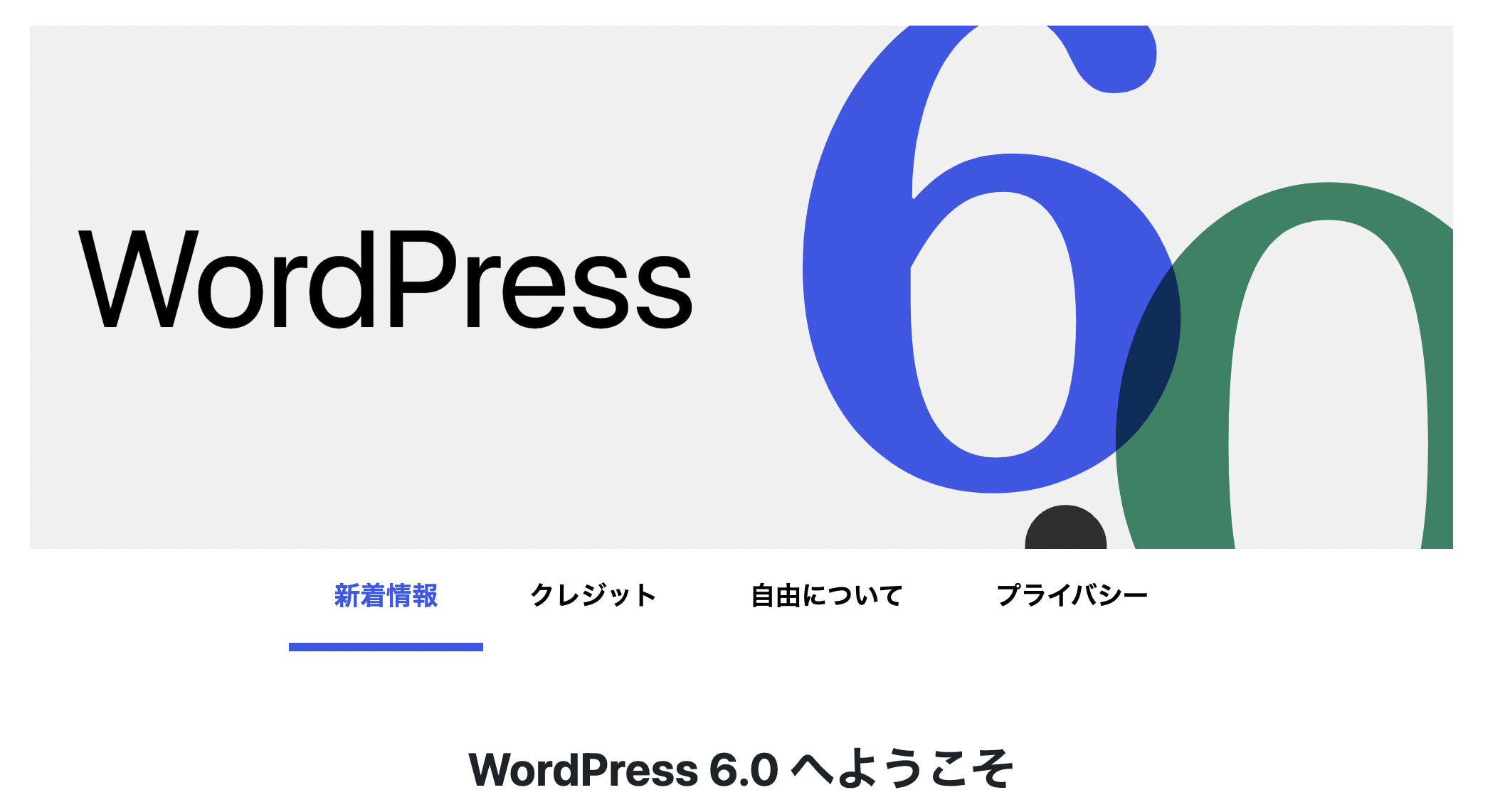 WordPress6.0
